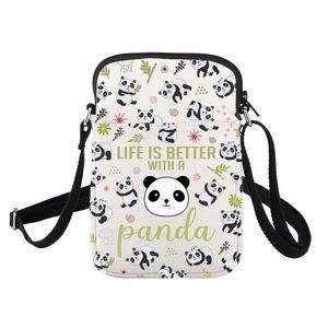 Panda Crossbody Bag Panda Gifts Panda Lovers Life Is Better With A Panda :3